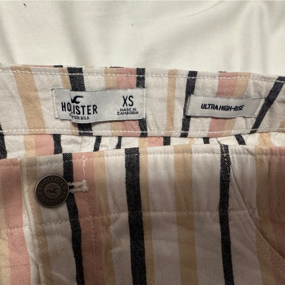Hollister Striped Ultra High Rise Skirt Size XS Extra Small - Picture 5 of 8